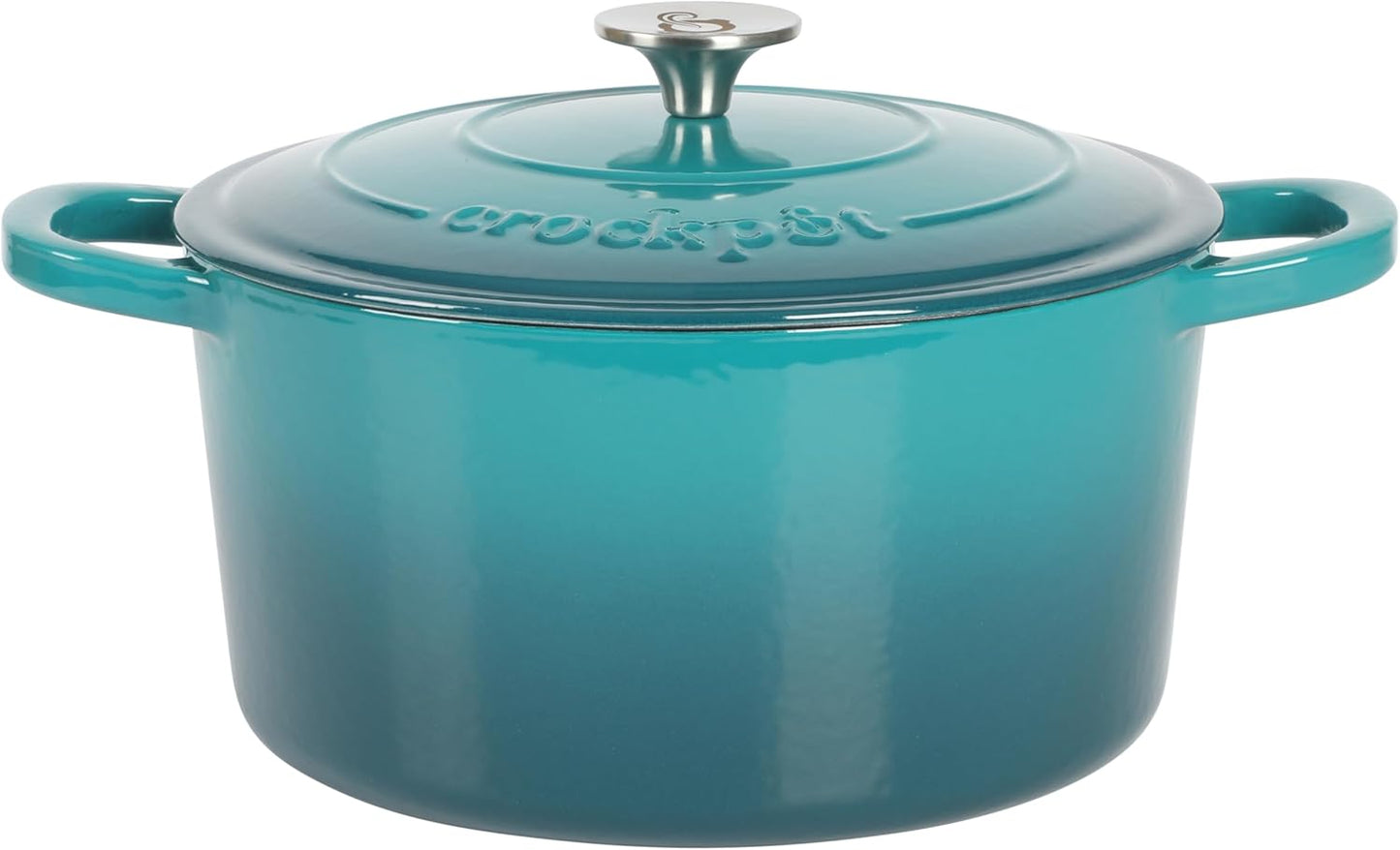 Crock-Pot 3 Quart Enameled Cast Iron Dutch Oven – Aqua | 385A