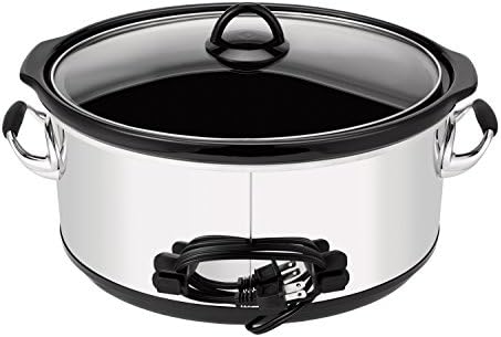 Crock-Pot 7 Quart Programmable Slow Cooker – Polished Platinum | Q8D7
