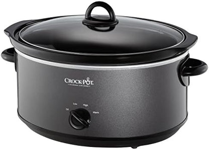 Crock-Pot 7 Quart Slow Cooker – Charcoal | 1J28