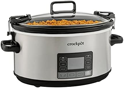 Crock-Pot 7 Quart Portable Programmable Slow Cooker with Timer | FFHT