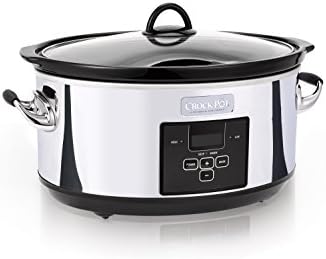 Crock-Pot 7 Quart Programmable Slow Cooker – Polished Platinum | Q8D7