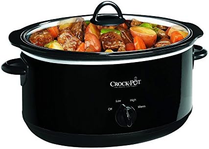 Crock-Pot 8 Quart Manual Slow Cooker – Black | LFWV