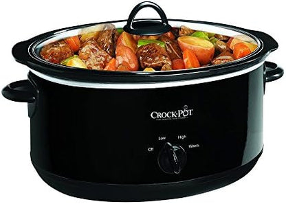 Crock-Pot 8 Quart Manual Slow Cooker – Black | LFWV