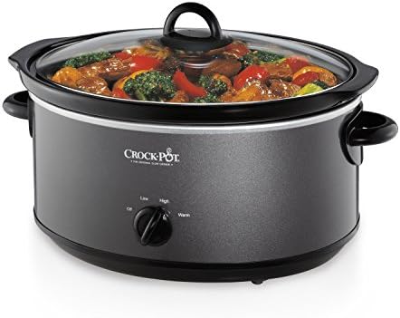 Crock-Pot 7 Quart Slow Cooker – Charcoal | 1J28