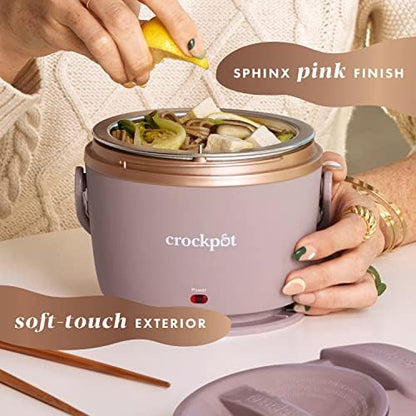 Crock-Pot Electric Lunch Box Food Warmer 20oz – Blush Pink | RMKG
