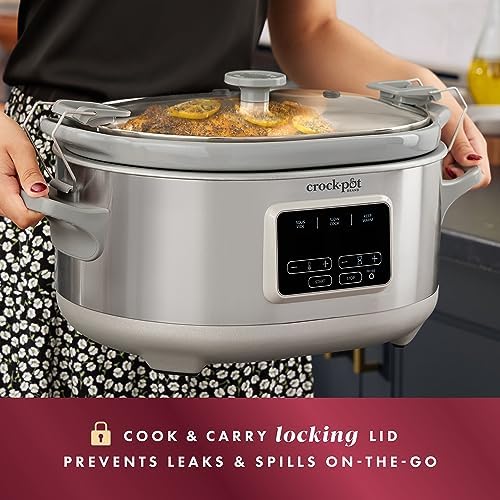 Crock-Pot 7 Quart Programmable Cook & Carry Slow Cooker | P9QN