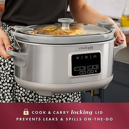 Crock-Pot 7 Quart Programmable Cook & Carry Slow Cooker | P9QN