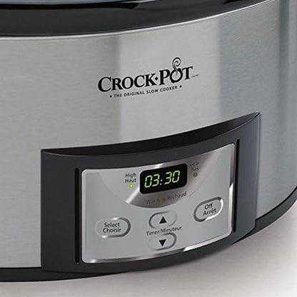 Crock-Pot Cook & Carry 6 Quart Programmable Slow Cooker | E376