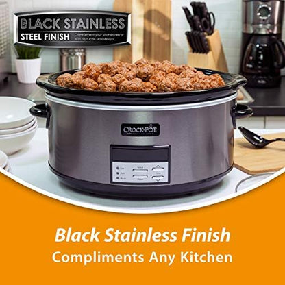 Crock-Pot 8 Quart Programmable Slow Cooker with Auto Warm | UHF8