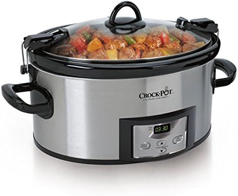 Crock-Pot Cook & Carry 6 Quart Programmable Slow Cooker | E376 | N7YF