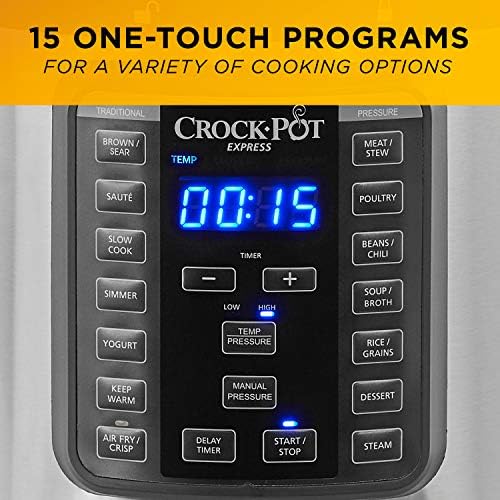 Crock-Pot Express Crisp 8 Quart 10-in-1 Pressure Cooker | PTIH | 8RY2