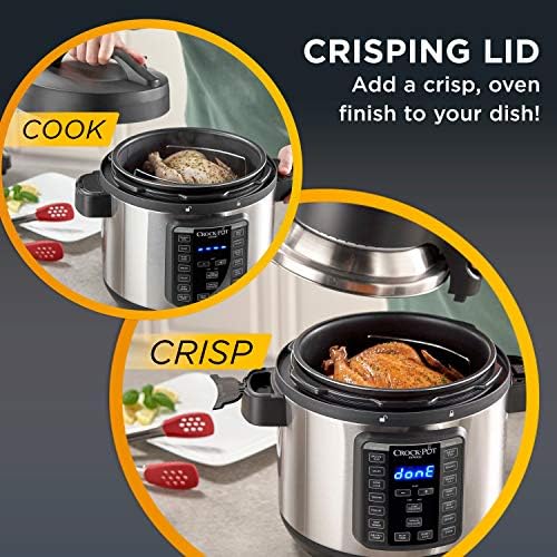 Crock-Pot Express Crisp 8 Quart 10-in-1 Pressure Cooker | PTIH | 8RY2