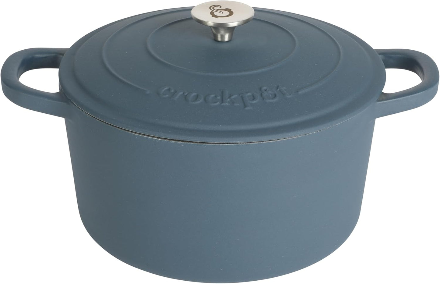 Crock-Pot 3 Quart Enameled Cast Iron Dutch Oven – Aqua | 385A