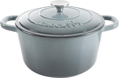 Crock-Pot 3 Quart Enameled Cast Iron Dutch Oven – Aqua | 385A