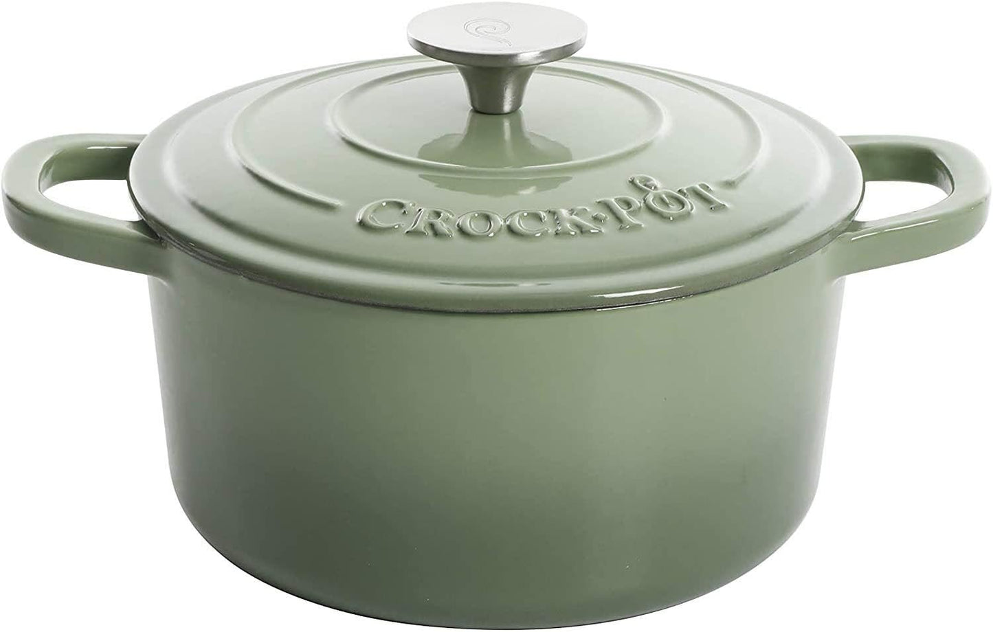 Crock-Pot 3 Quart Enameled Cast Iron Dutch Oven – Aqua | 385A