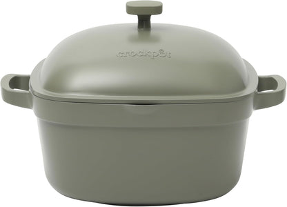 Crock-Pot 3 Quart Enameled Cast Iron Dutch Oven – Aqua | 385A