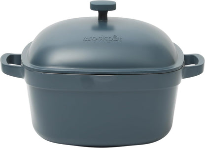 Crock-Pot 3 Quart Enameled Cast Iron Dutch Oven – Aqua | 385A