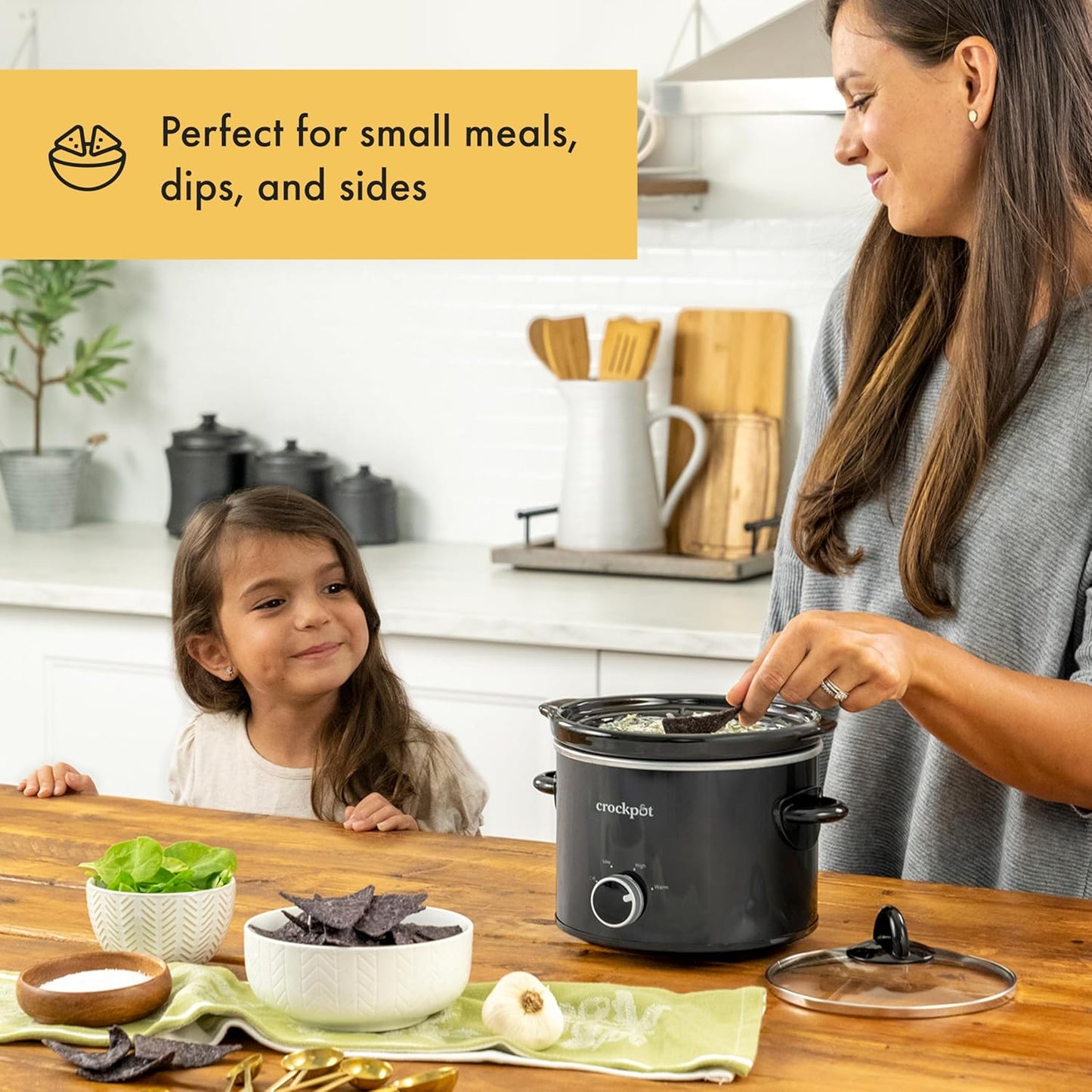 Crock-Pot 2 Quart Mini Slow Cooker – Classic Compact Cooker | SS0H | DRYJ