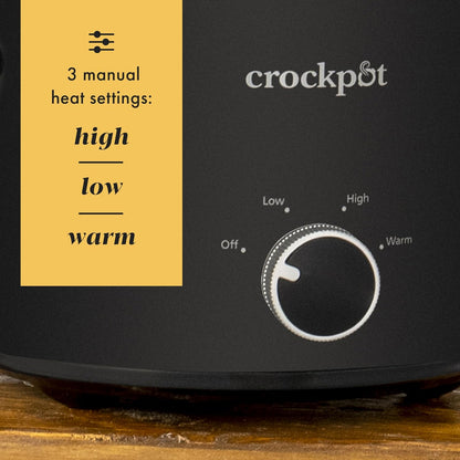 Crock-Pot 2 Quart Mini Slow Cooker – Classic Compact Cooker | SS0H | DRYJ